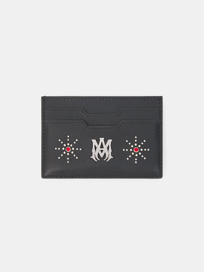 Ma Stud Card Holder - Black | Amiri Popular Choice