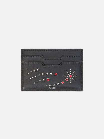 Ma Stud Card Holder - Black | Amiri Popular Choice