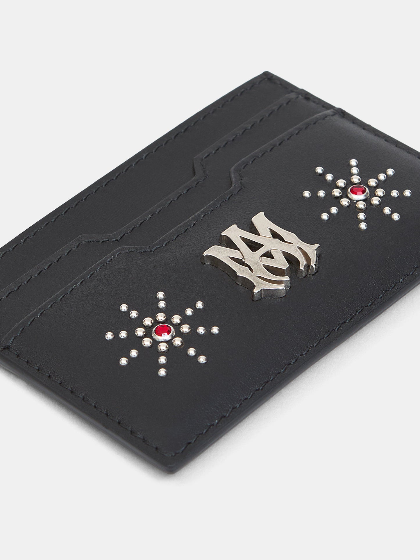 Ma Stud Card Holder - Black | Amiri Popular Choice
