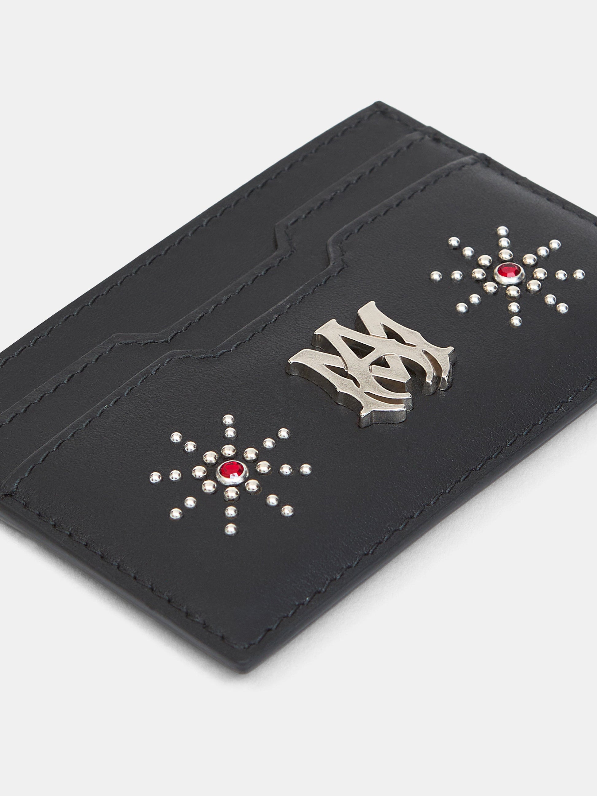 Ma Stud Card Holder - Black | Amiri Popular Choice