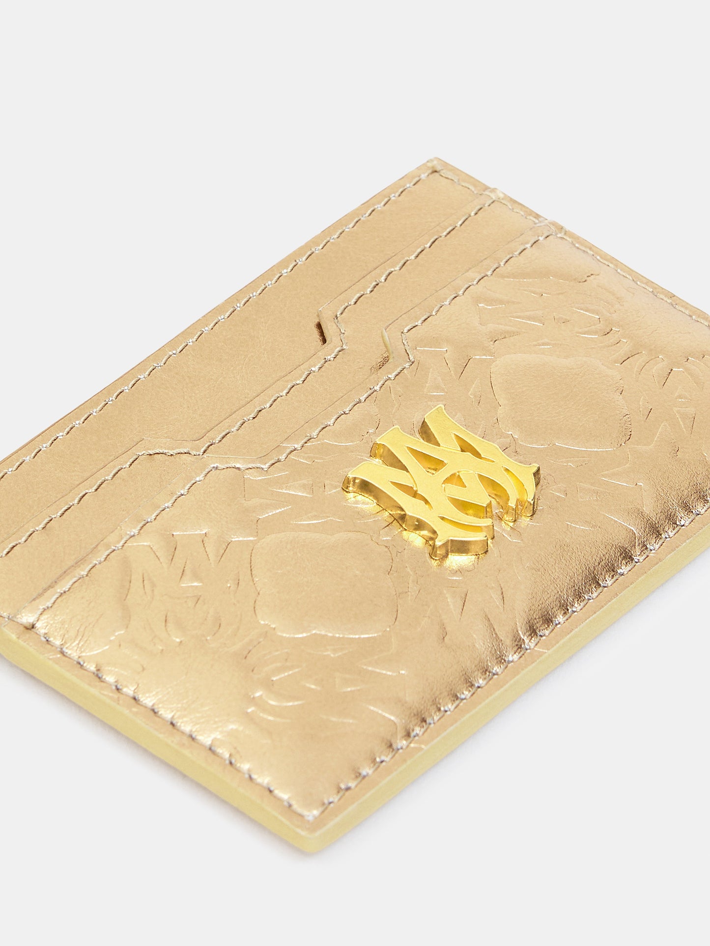 Ma Quad Foil Card Holder - Champagne | Amiri Best Seller