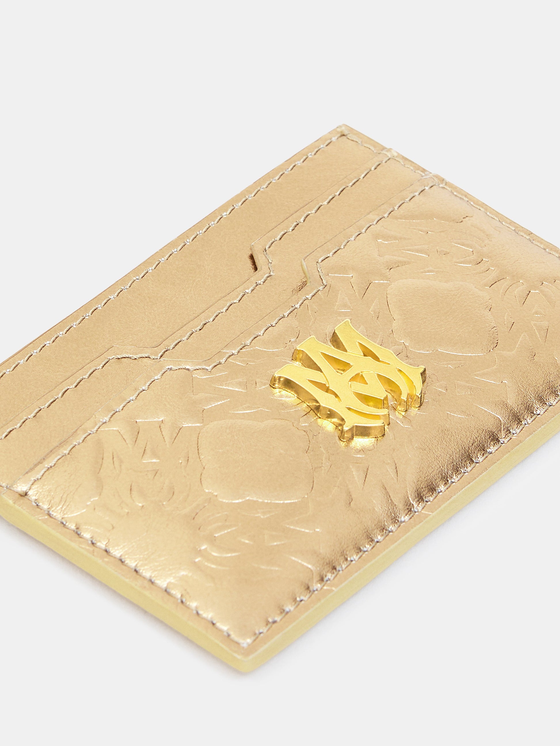 Ma Quad Foil Card Holder - Champagne | Amiri Best Seller