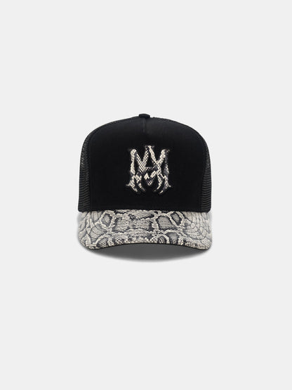Ma Snake Trucker Hat - Black | Amiri Value