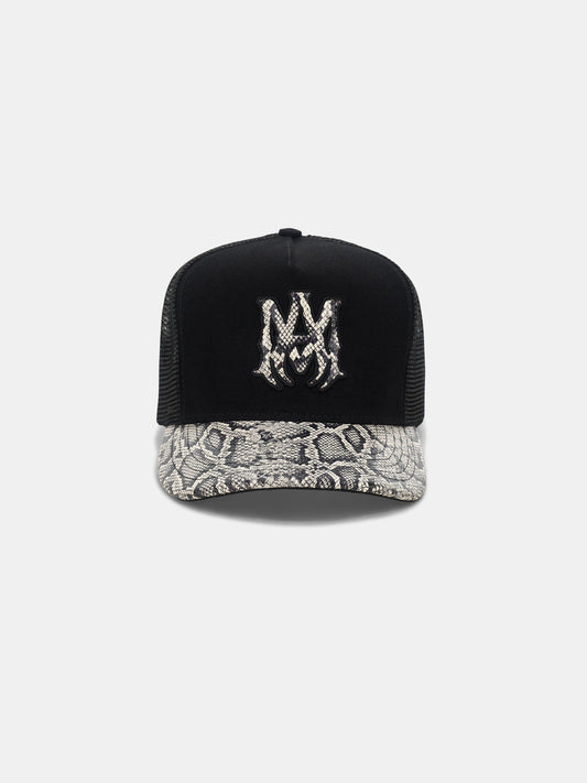 Ma Snake Trucker Hat - Black | Amiri Value