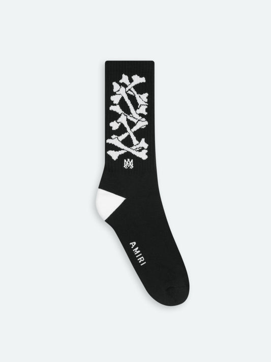 Bones Sock - Black/White | Amiri Featured