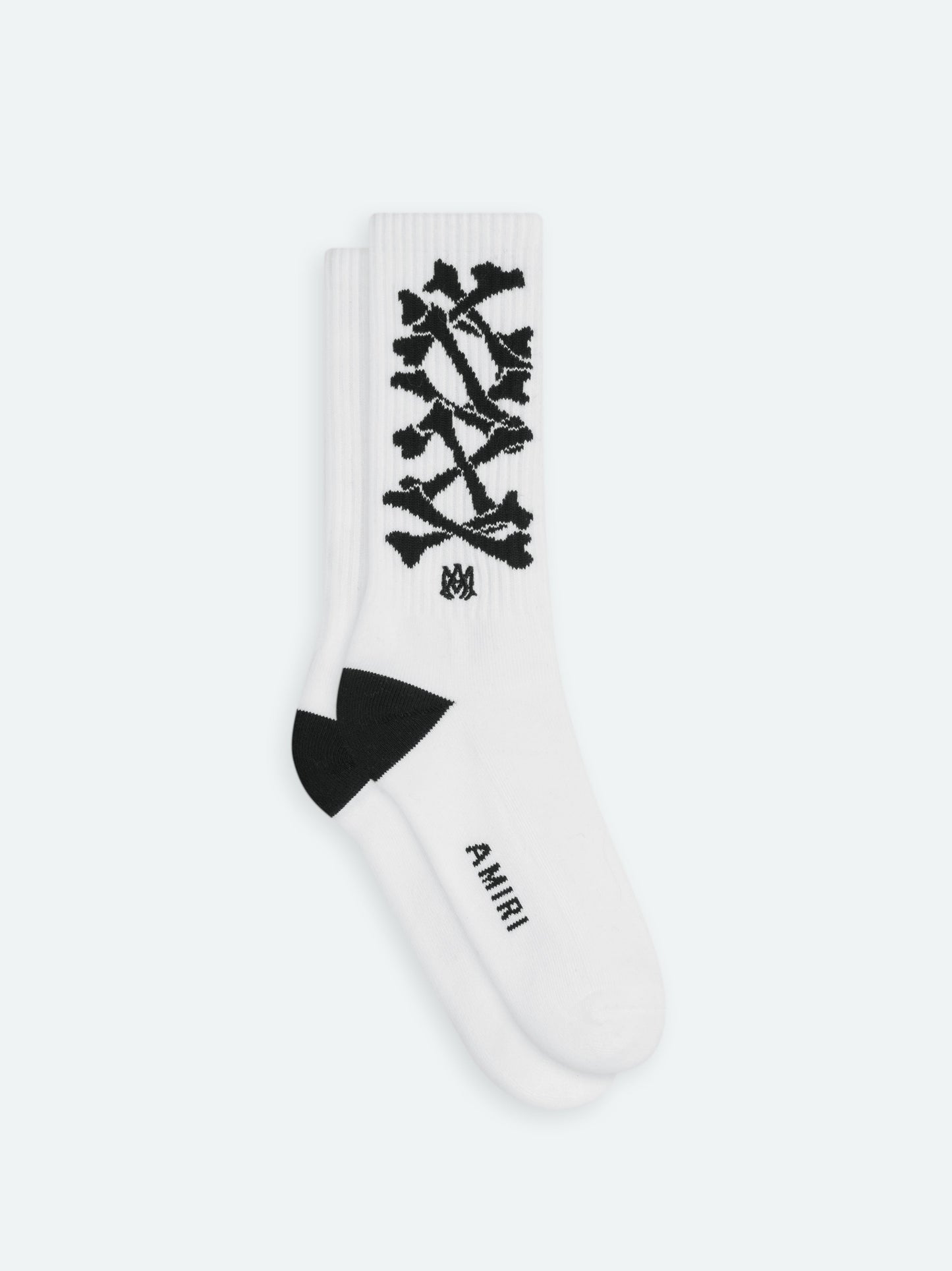 Bones Sock - White/Black | Amiri Popular Choice