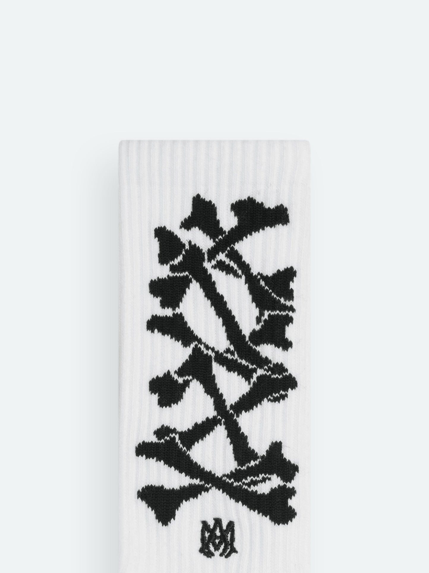 Bones Sock - White/Black | Amiri Popular Choice
