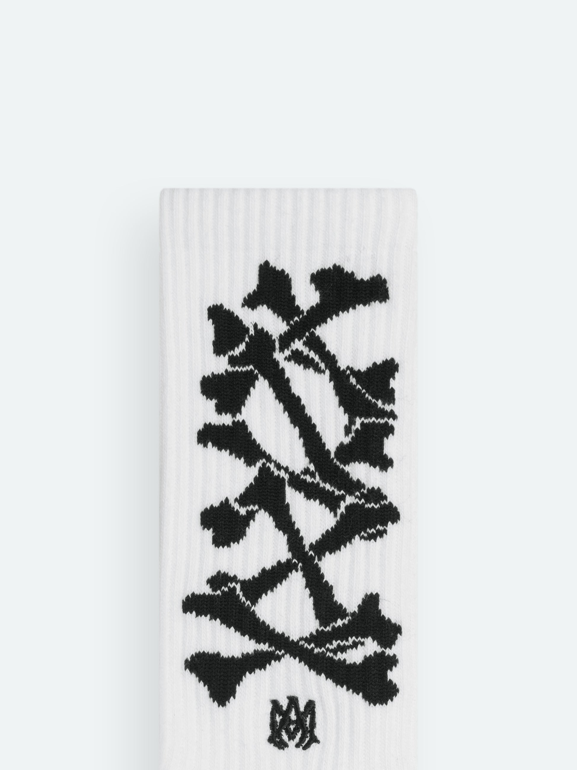 Bones Sock - White/Black | Amiri Popular Choice