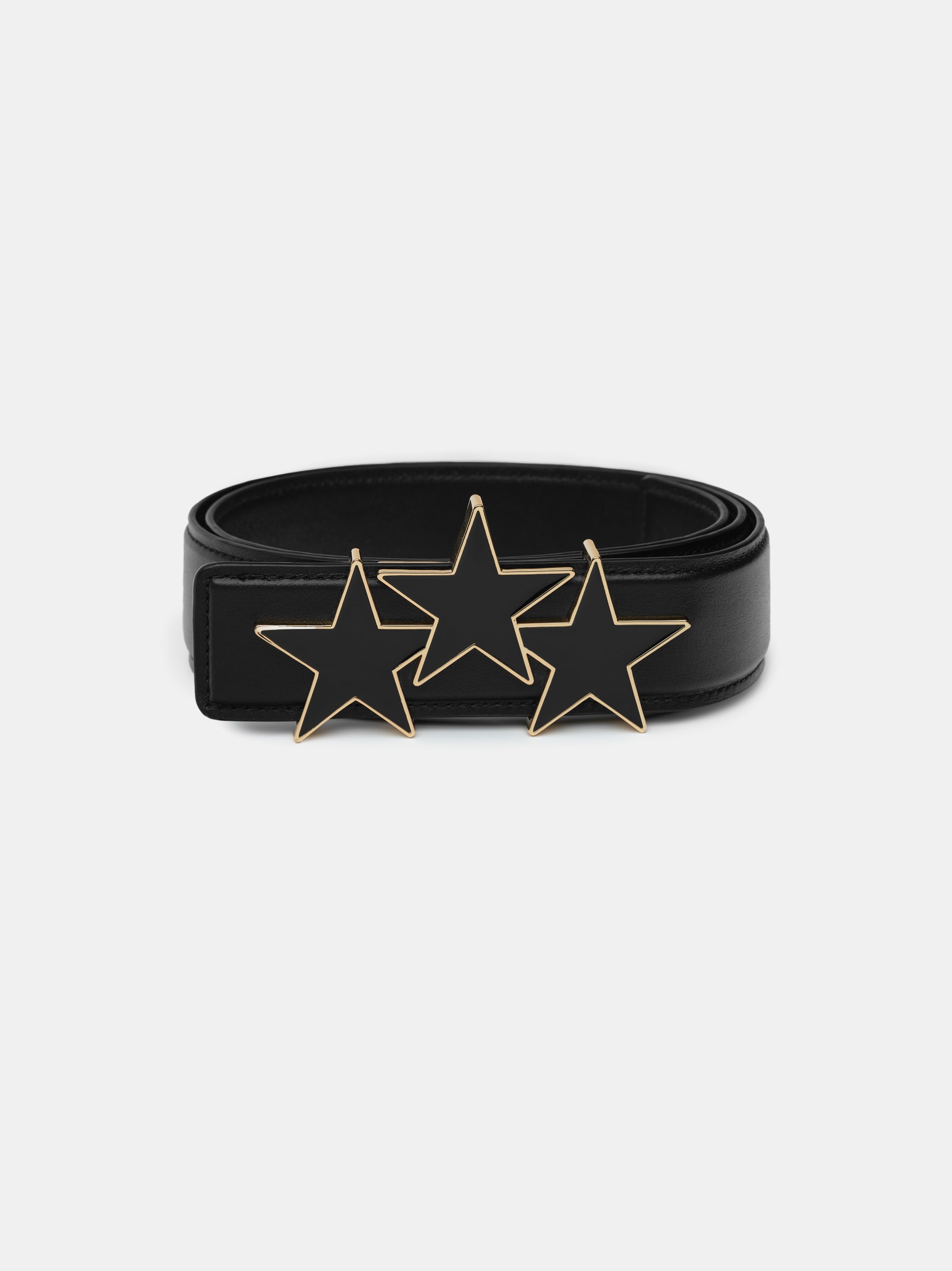 Three Star 4 Cm Belt - Black | Amiri Value