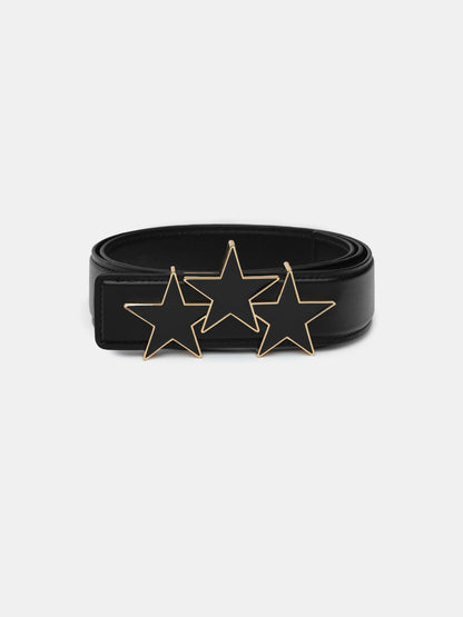 Three Star 4 Cm Belt - Black | Amiri Value