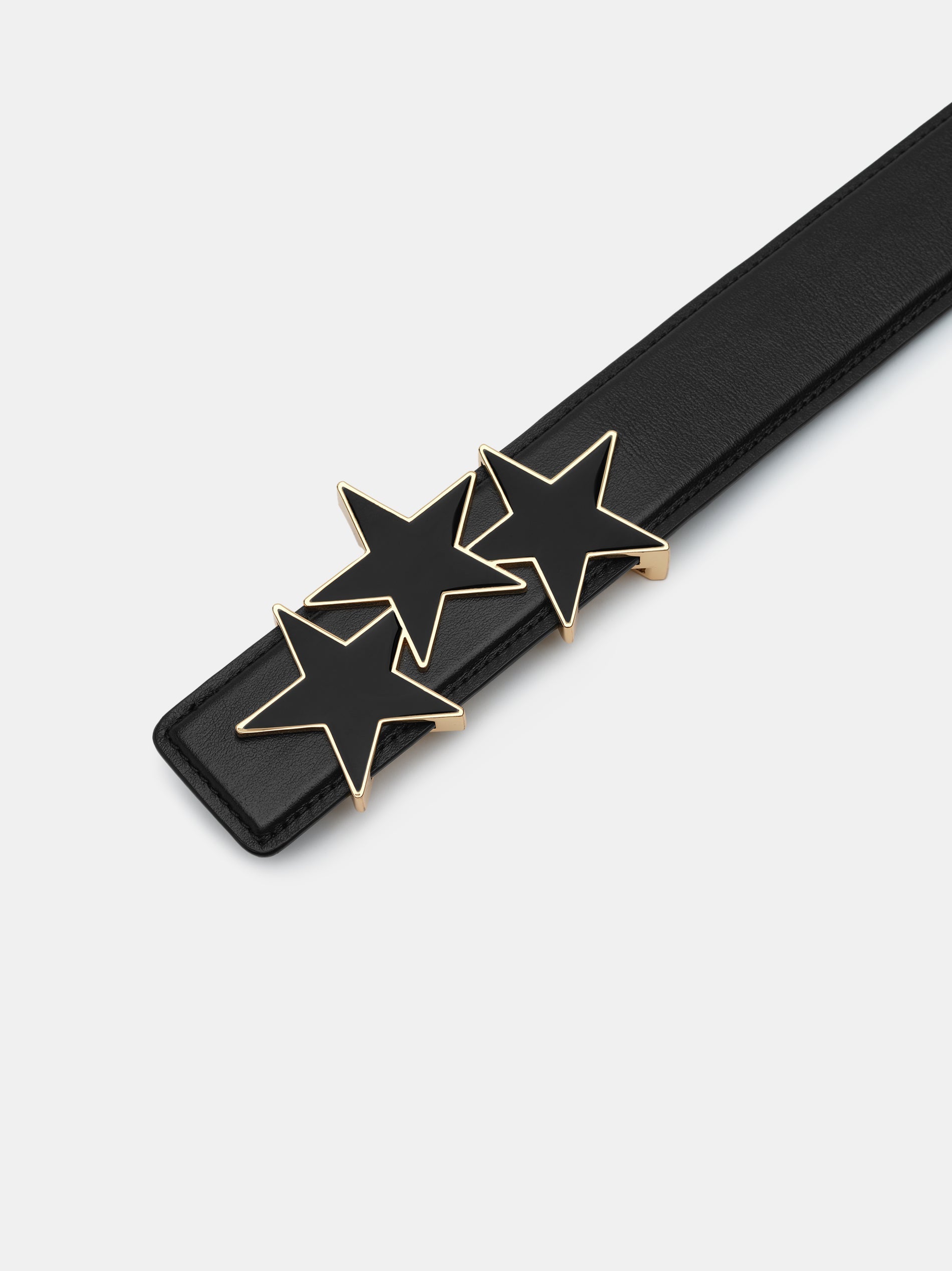 Three Star 4 Cm Belt - Black | Amiri Value