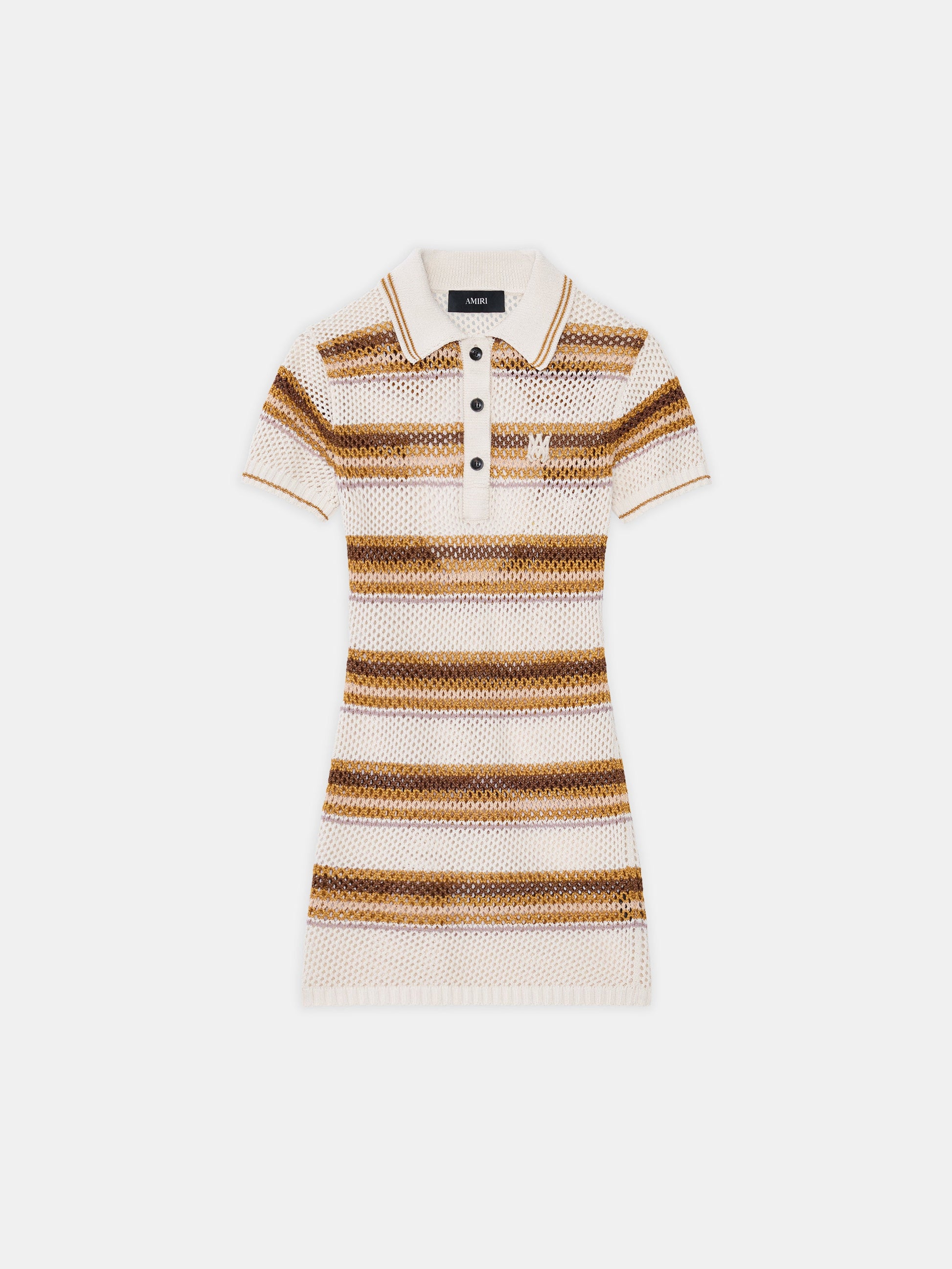 Ma Stripe Polo Mini Dress - Alabaster | Amiri Featured