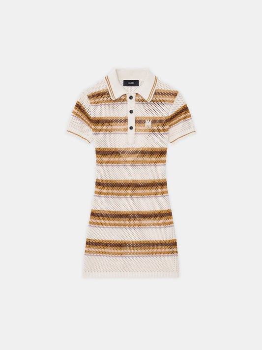 Ma Stripe Polo Mini Dress - Alabaster | Amiri Featured