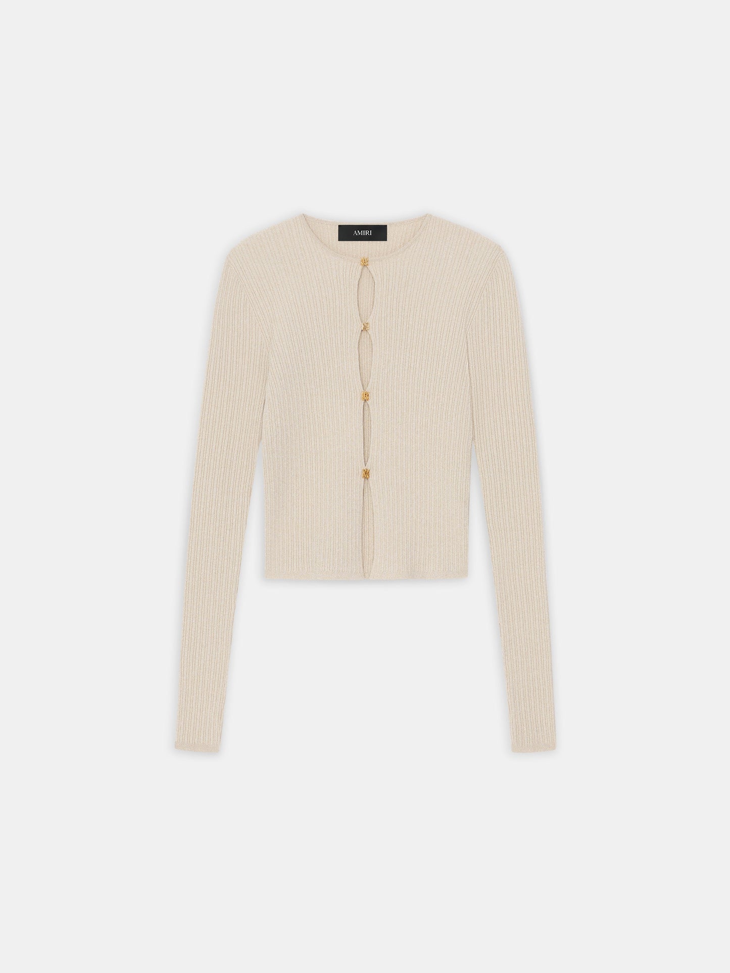 Ma Hardware Cardigan - Ivory | Amiri Affordable
