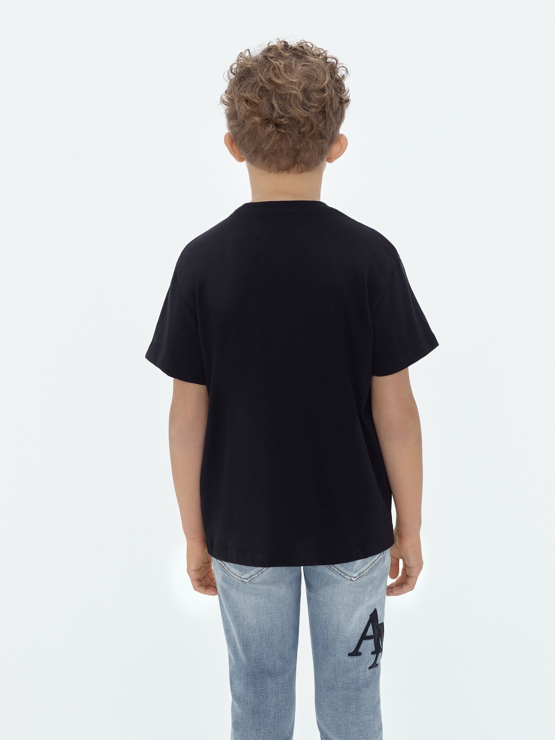 Kids - Amiri Staggered Scribble Tee - Black | Amiri Sale