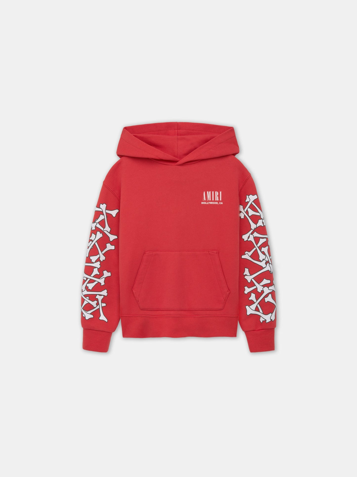 Bones Hoodie - Red | Amiri Online