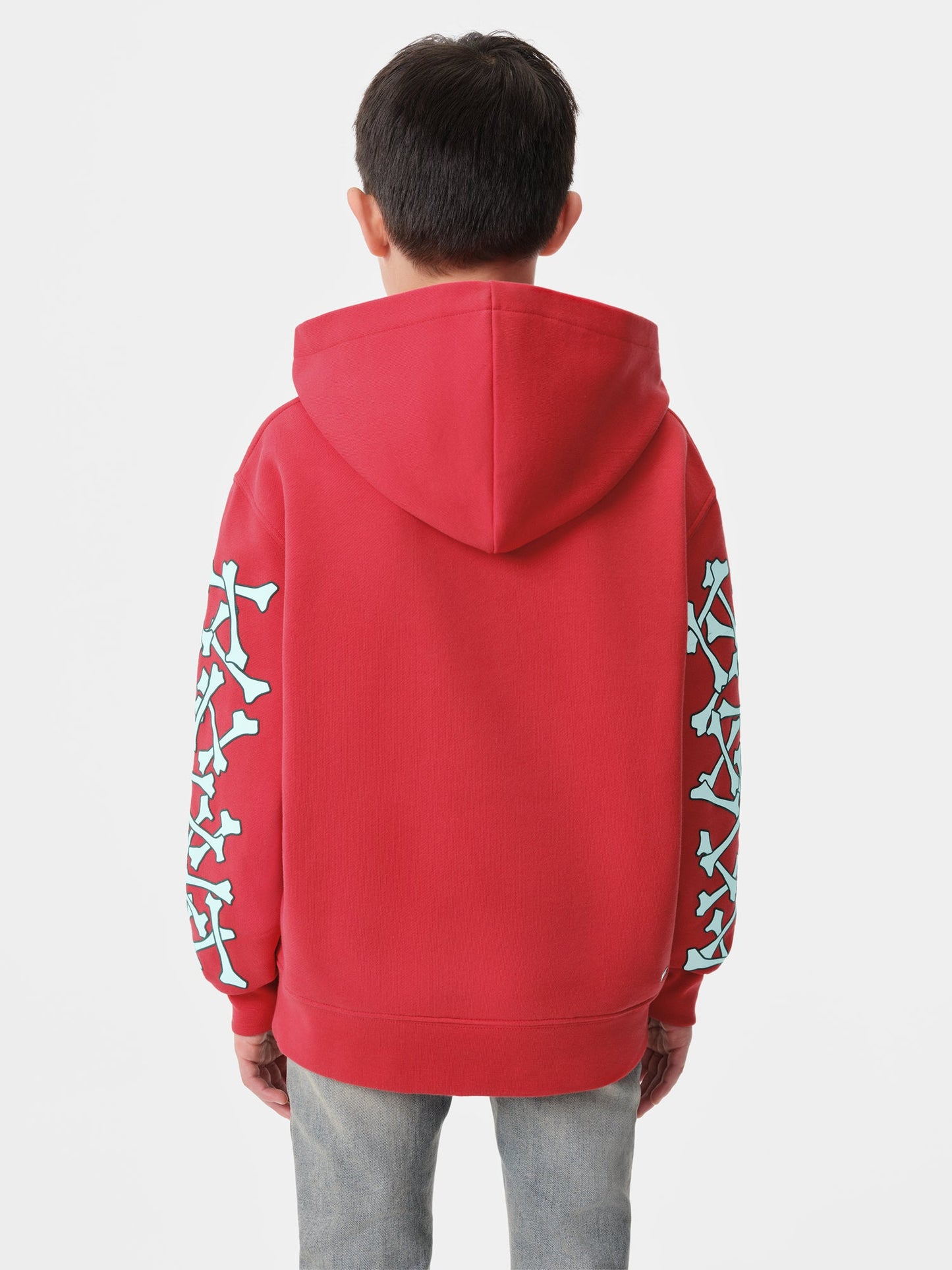 Bones Hoodie - Red | Amiri Online