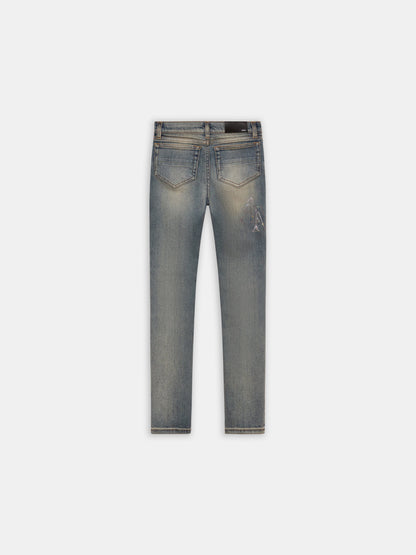 Staggered Jean - Antique Indigo | Amiri Special Offer
