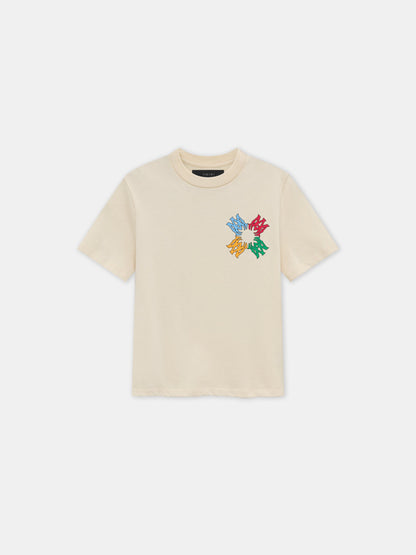 Ma Quad Scribble Tee - Alabaster | Amiri Best Seller