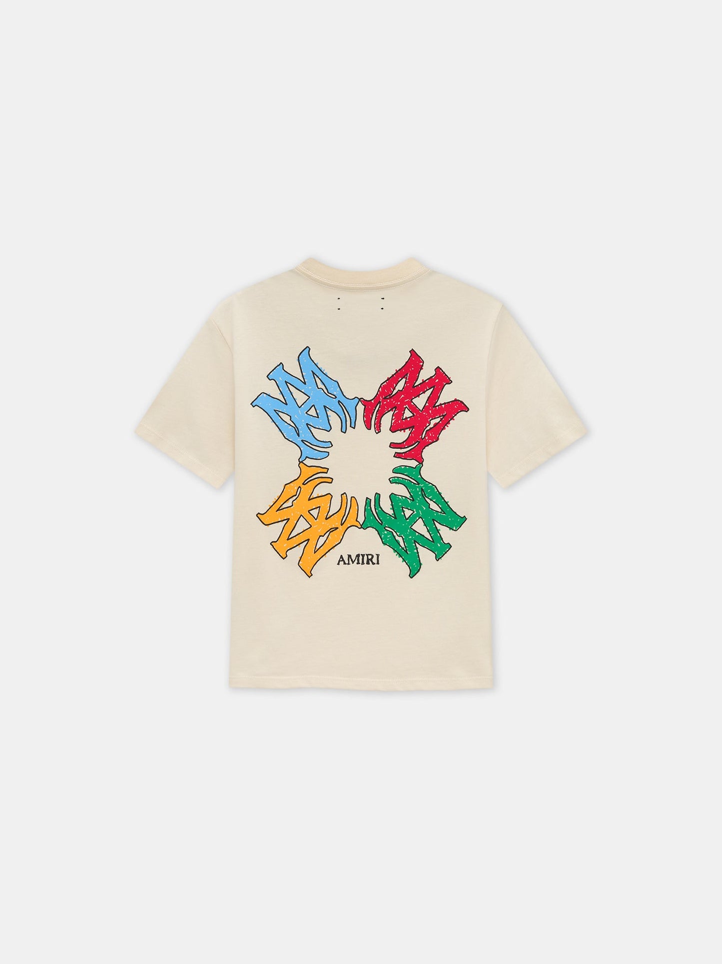 Ma Quad Scribble Tee - Alabaster | Amiri Best Seller