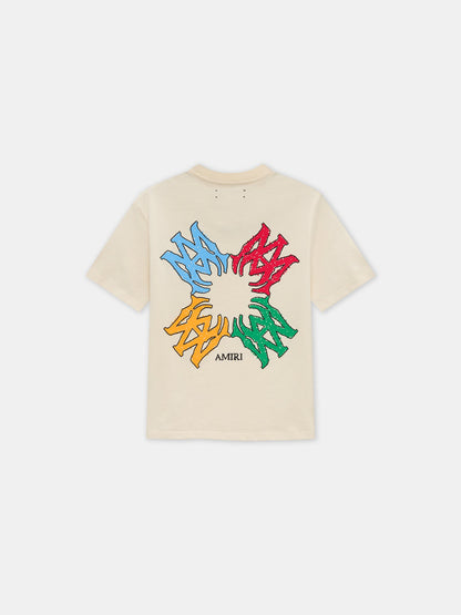 Ma Quad Scribble Tee - Alabaster | Amiri Best Seller