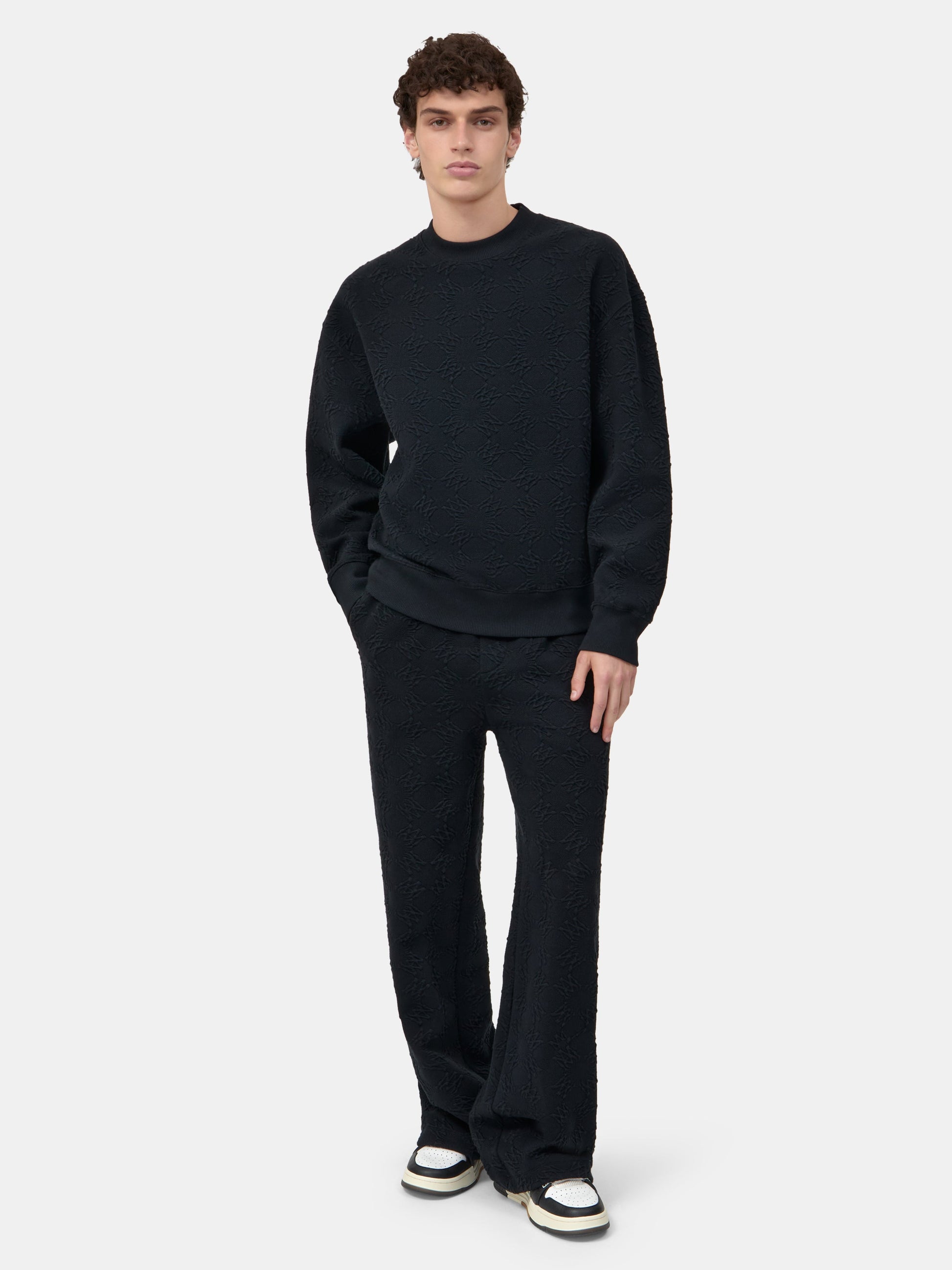 Ma Quad Oversized Crew - Black | Amiri Budget Friendly
