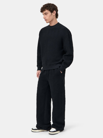 Ma Quad Oversized Crew - Black | Amiri Budget Friendly
