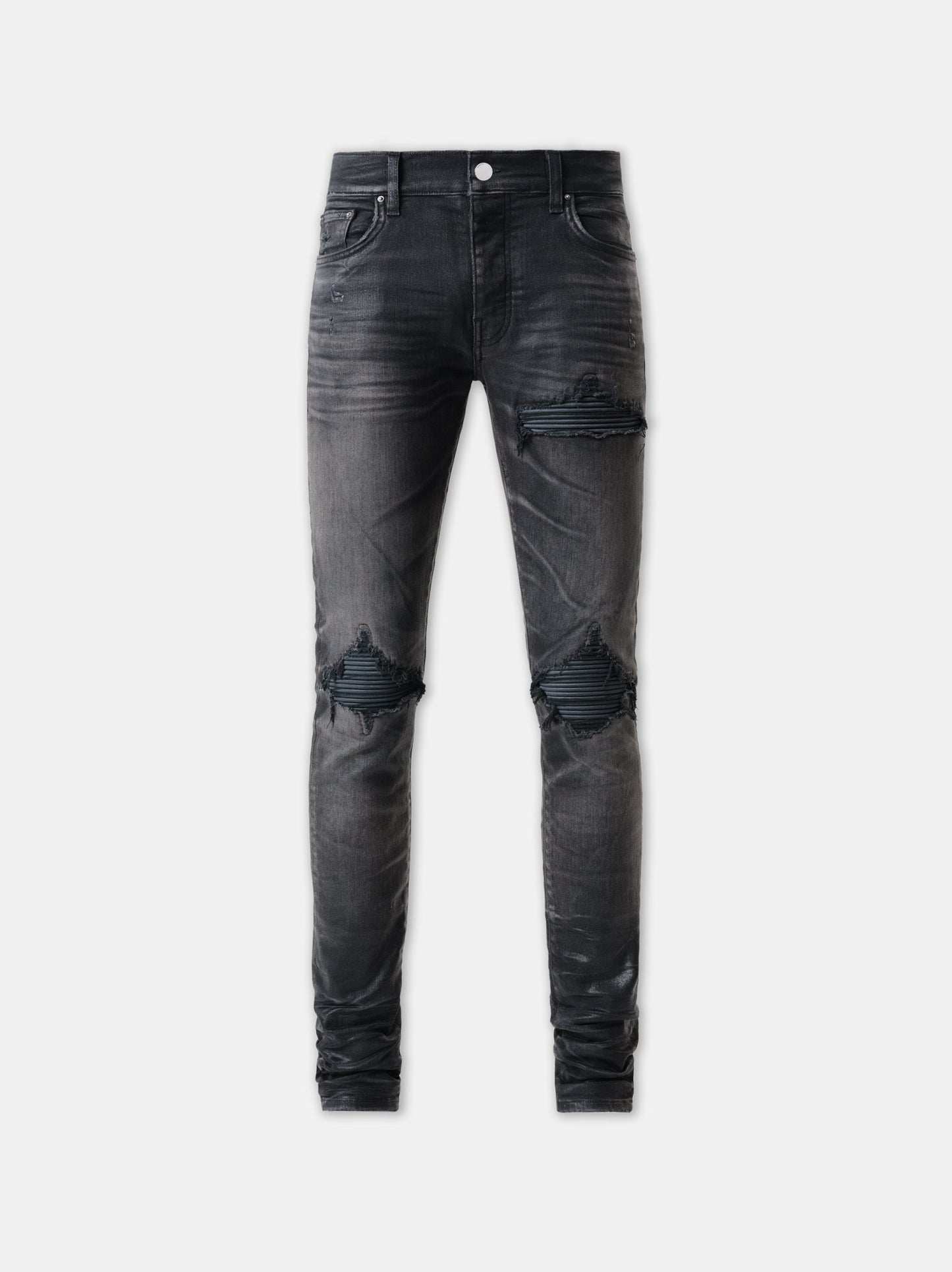 Waxed Tonal Mx1 Jean - Waxed Faded Black | Amiri Popular Choice