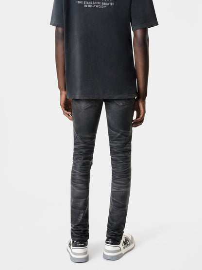 Waxed Tonal Mx1 Jean - Waxed Faded Black | Amiri Popular Choice