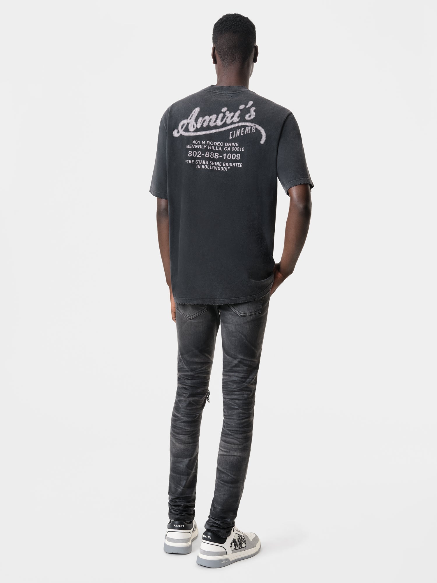 Waxed Tonal Mx1 Jean - Waxed Faded Black | Amiri Popular Choice