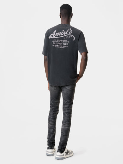 Waxed Tonal Mx1 Jean - Waxed Faded Black | Amiri Popular Choice