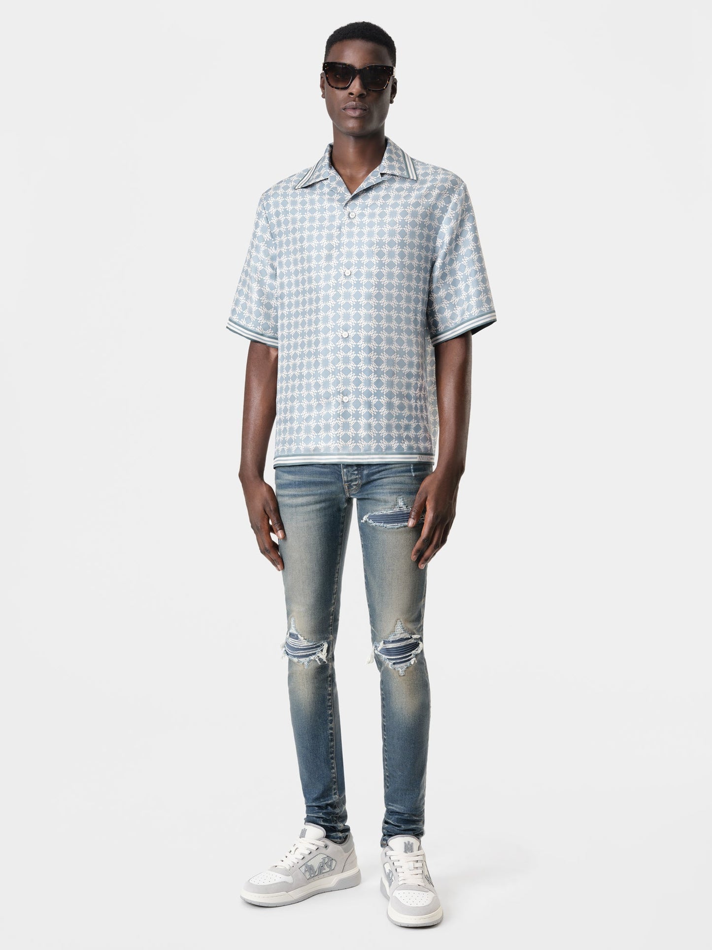 Waxed Tonal Mx1 Jean - Waxed Dark Indigo | Amiri Best Seller