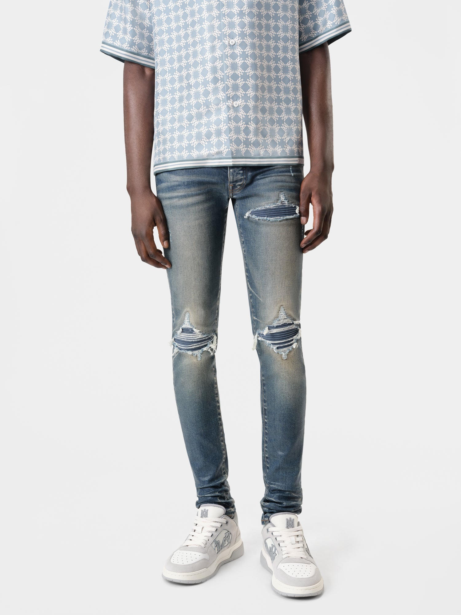 Waxed Tonal Mx1 Jean - Waxed Dark Indigo | Amiri Best Seller