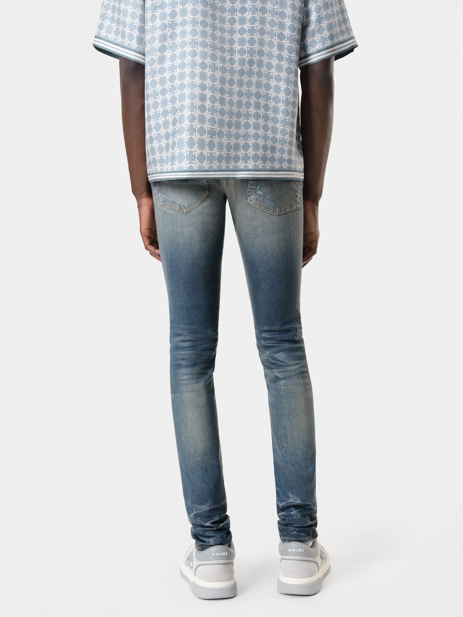 Waxed Tonal Mx1 Jean - Waxed Dark Indigo | Amiri Best Seller