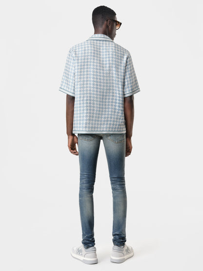 Waxed Tonal Mx1 Jean - Waxed Dark Indigo | Amiri Best Seller