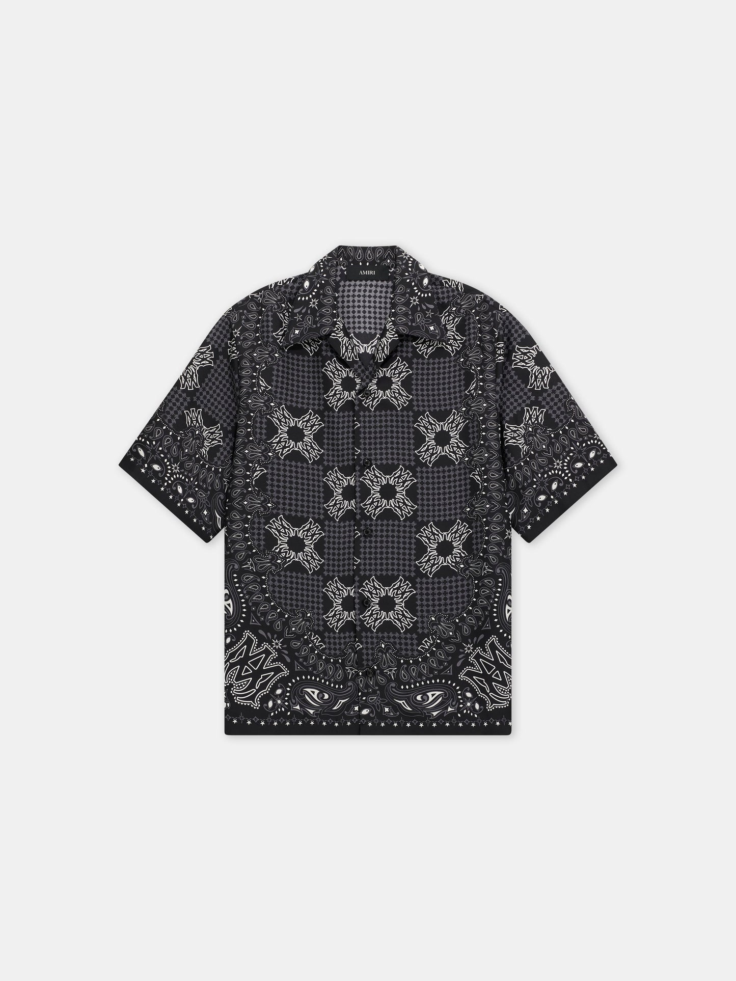 Ma Check Camp Shirt - Black | Amiri Online