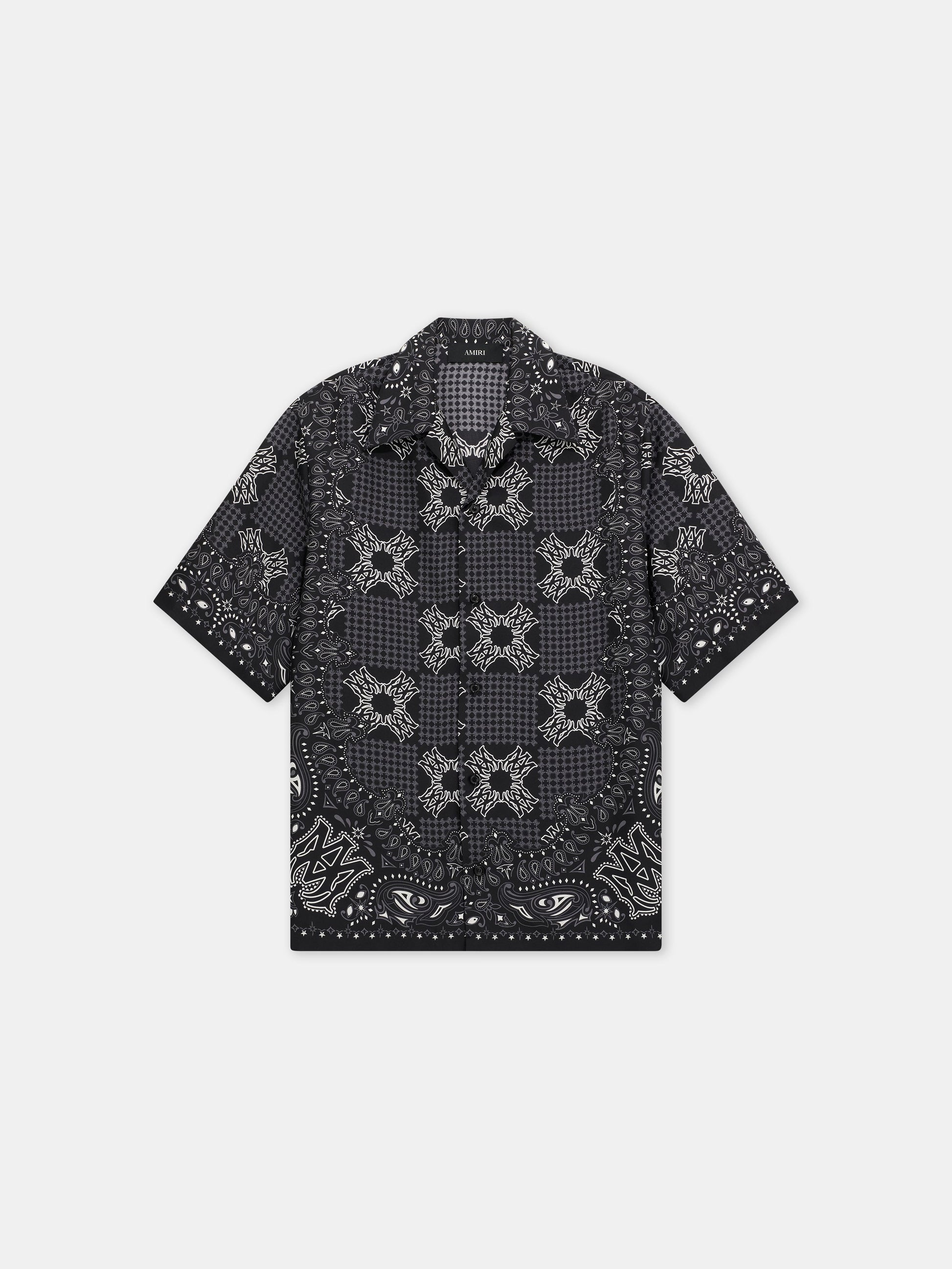 Ma Check Camp Shirt - Black | Amiri Online