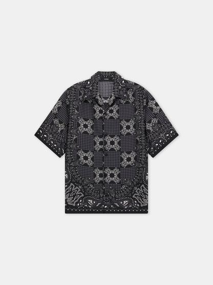 Ma Check Camp Shirt - Black | Amiri Online