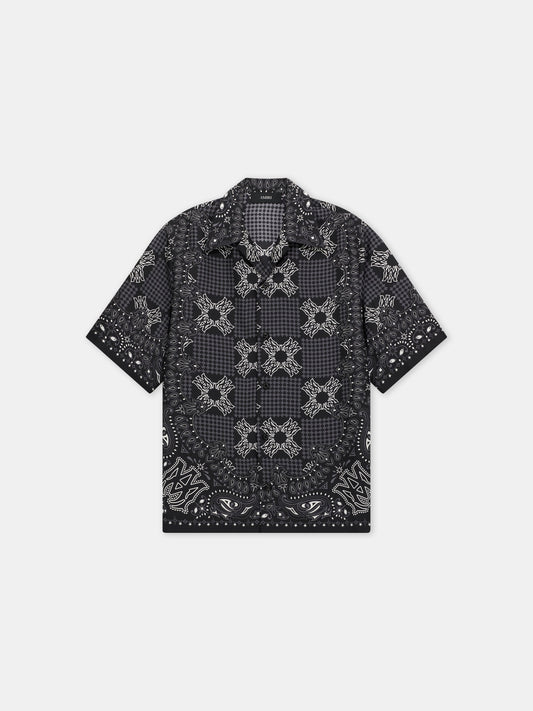 Ma Check Camp Shirt - Black | Amiri Online