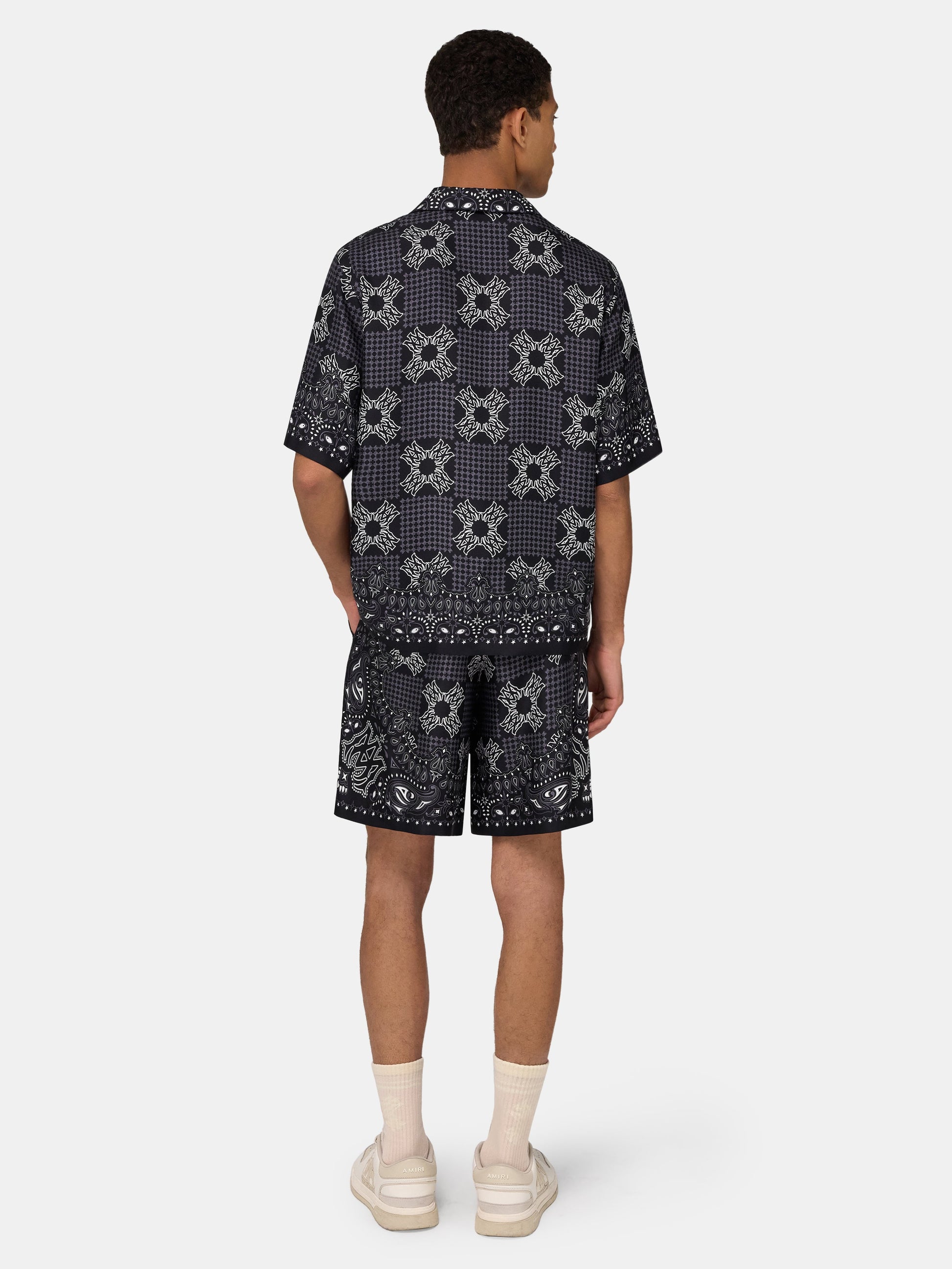 Ma Check Camp Shirt - Black | Amiri Online