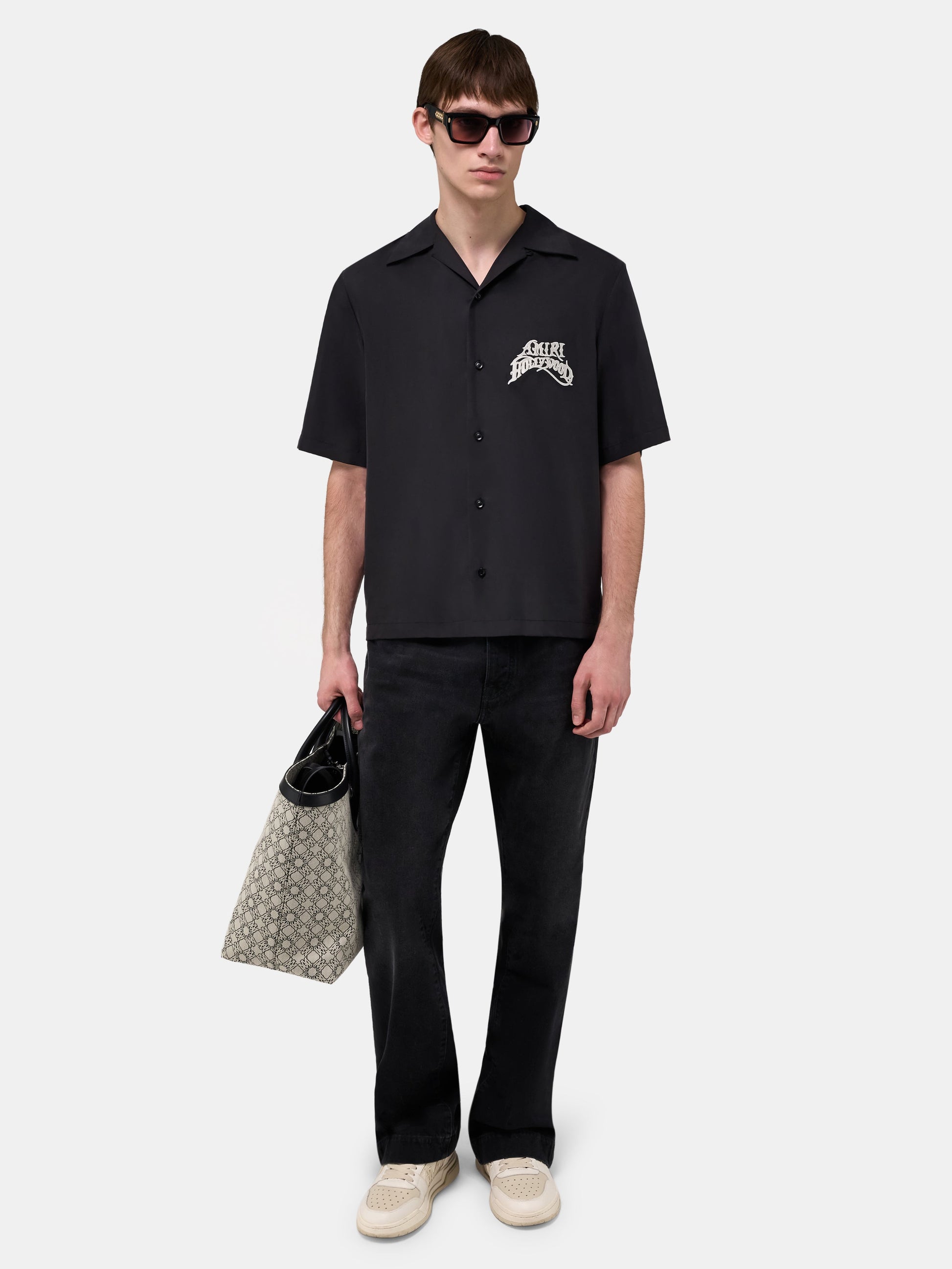 Amiri Hollywood Camp Shirt - Black | Amiri Value