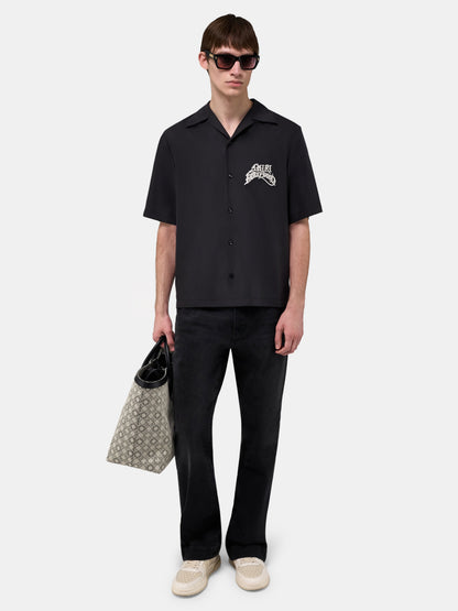 Amiri Hollywood Camp Shirt - Black | Amiri Value