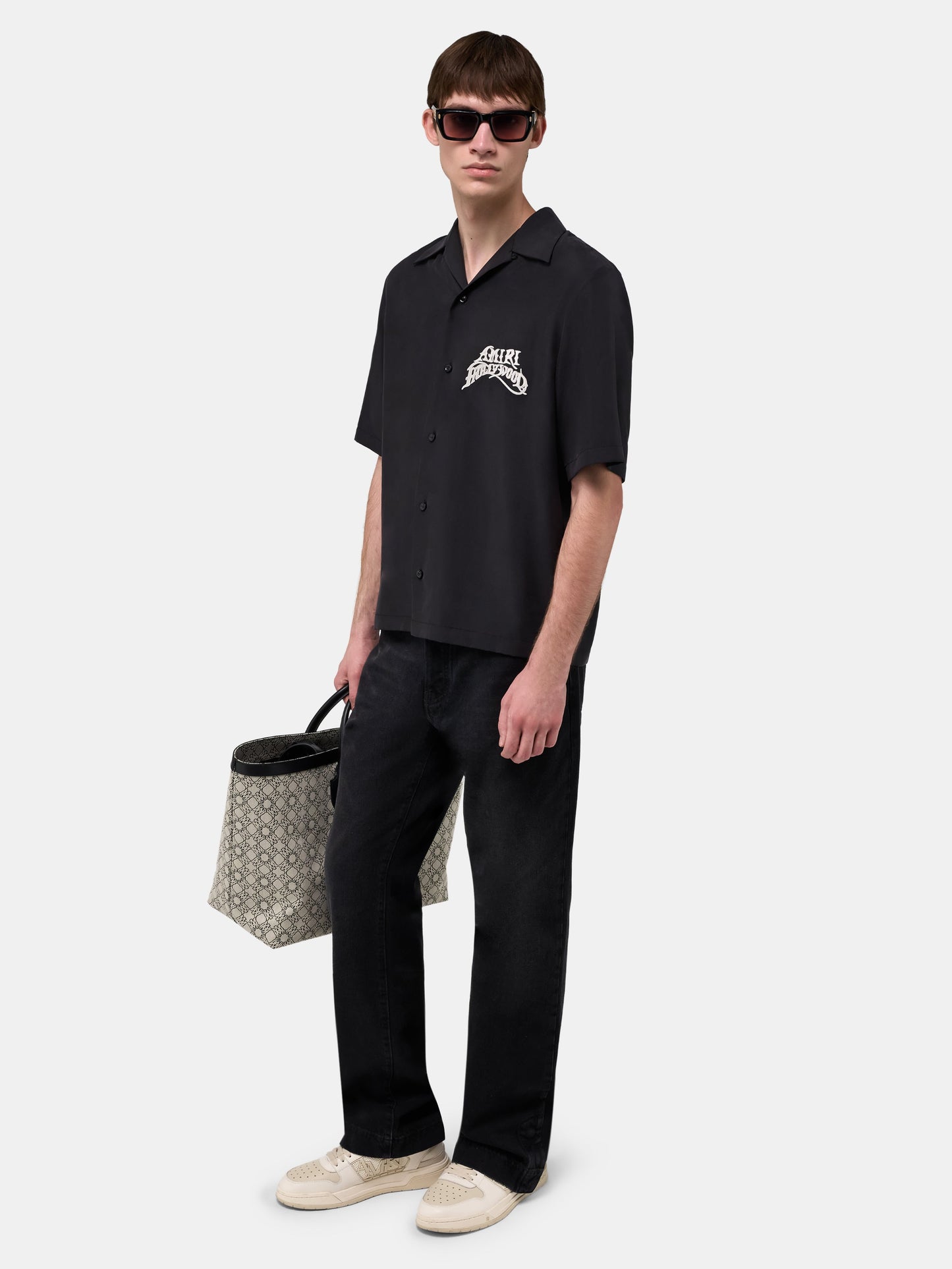 Amiri Hollywood Camp Shirt - Black | Amiri Value