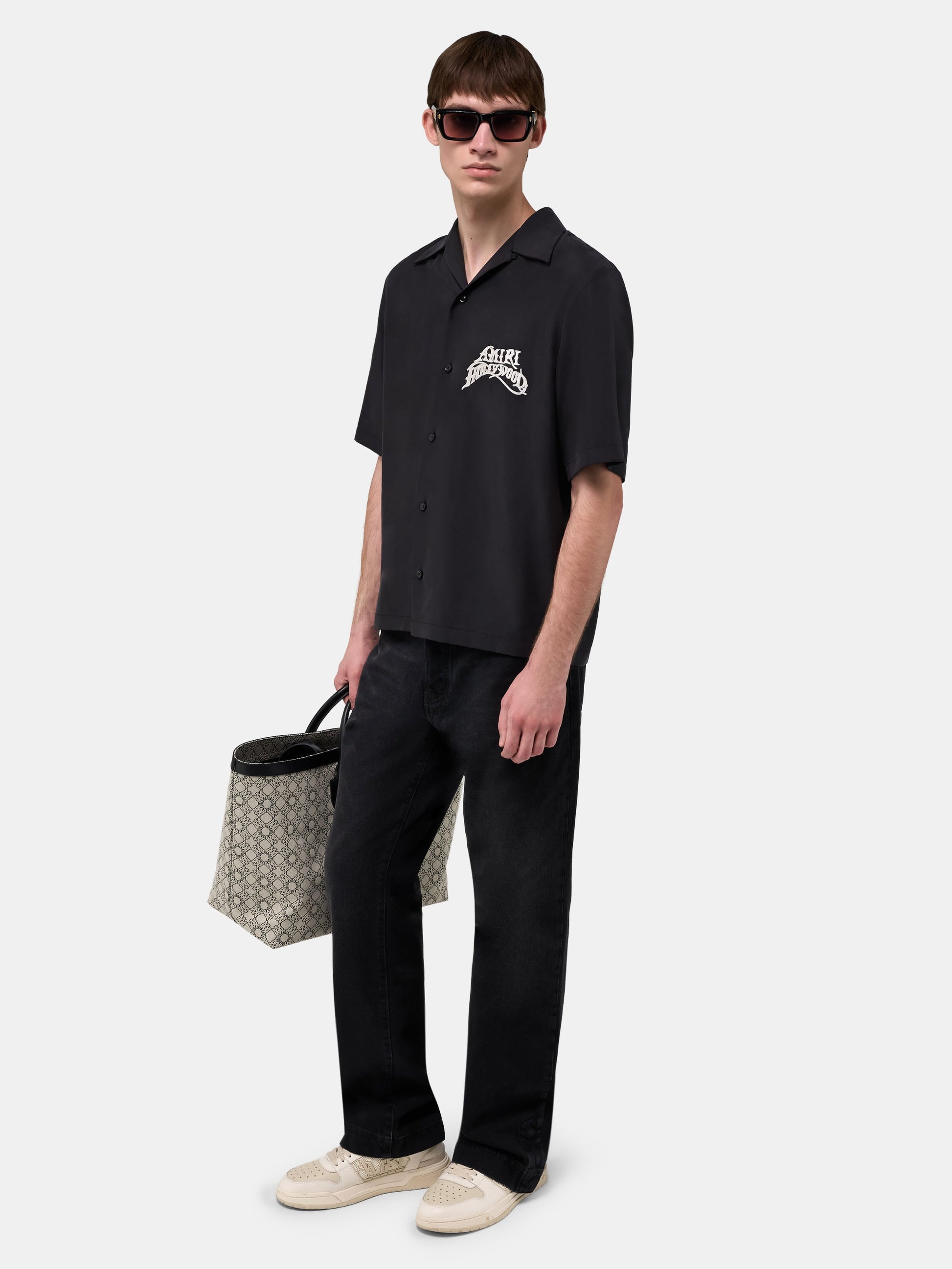 Amiri Hollywood Camp Shirt - Black | Amiri Value