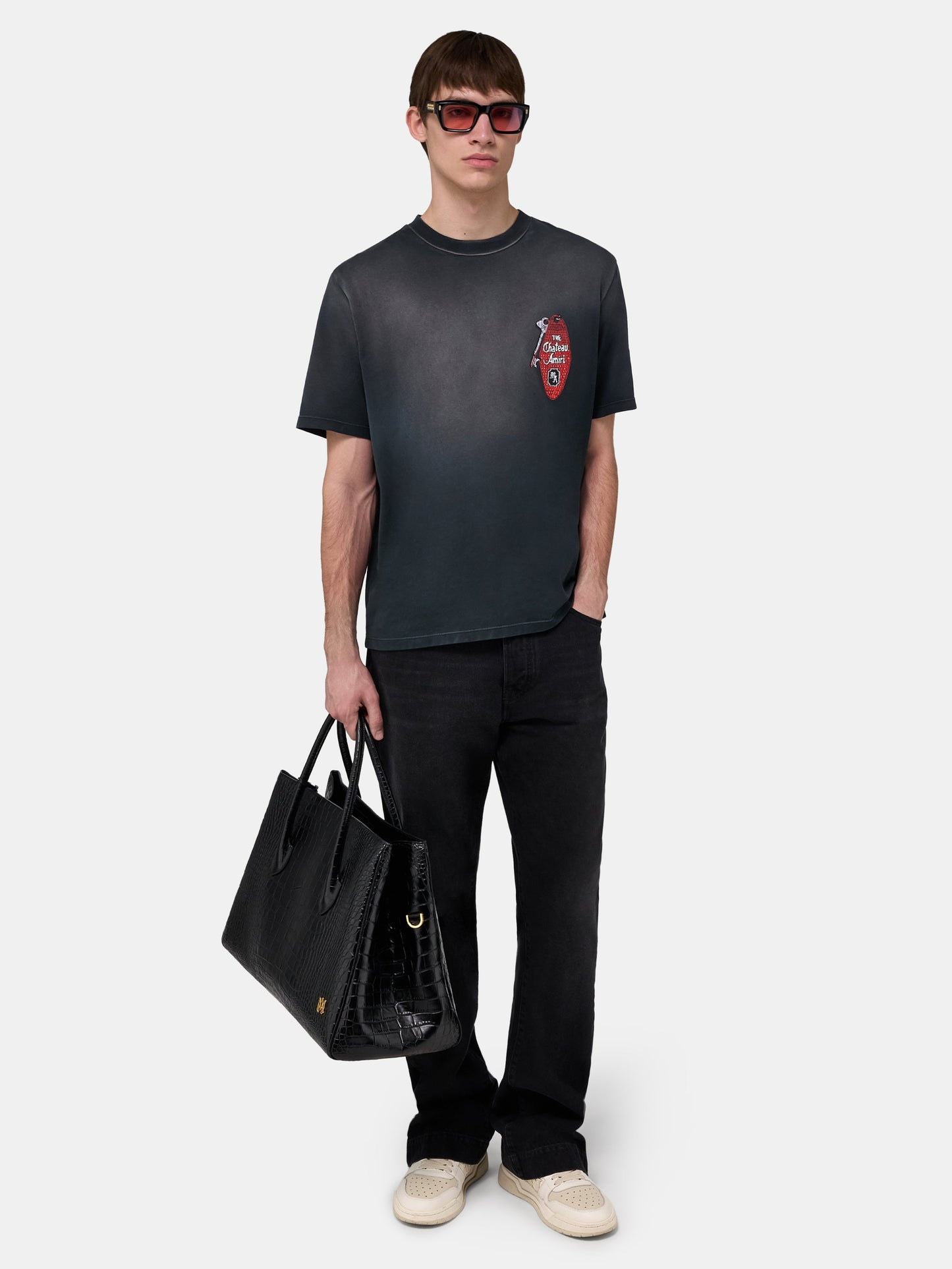 Chateau Keys Tee - Black | Amiri Budget Friendly
