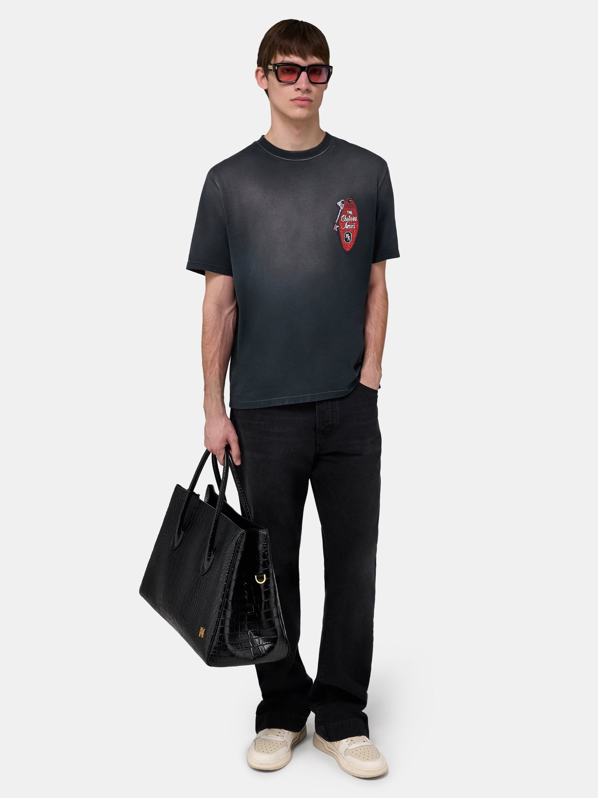 Chateau Keys Tee - Black | Amiri Budget Friendly