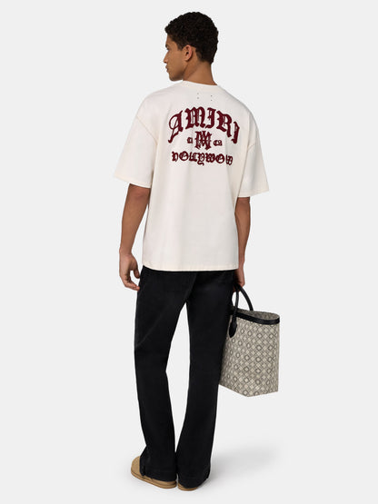 Amiri Hollywood Oversized Tee - Ivory | Amiri Great Deal