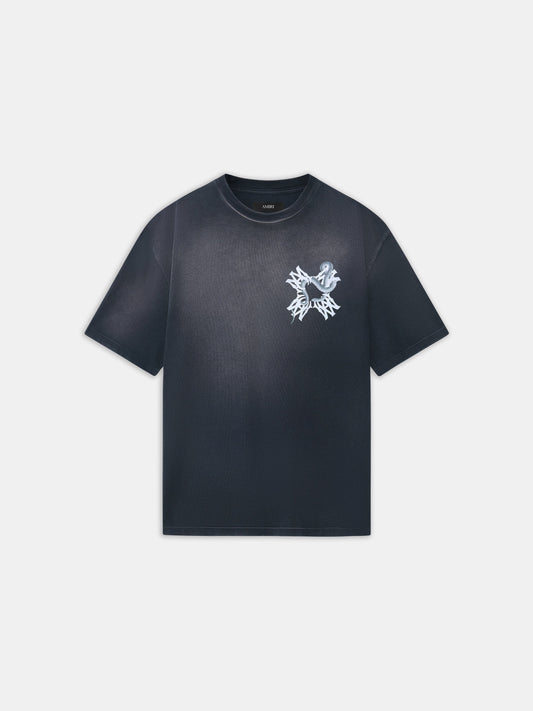 Ma Quad Snake Oversized Tee - Black | Amiri Best Seller