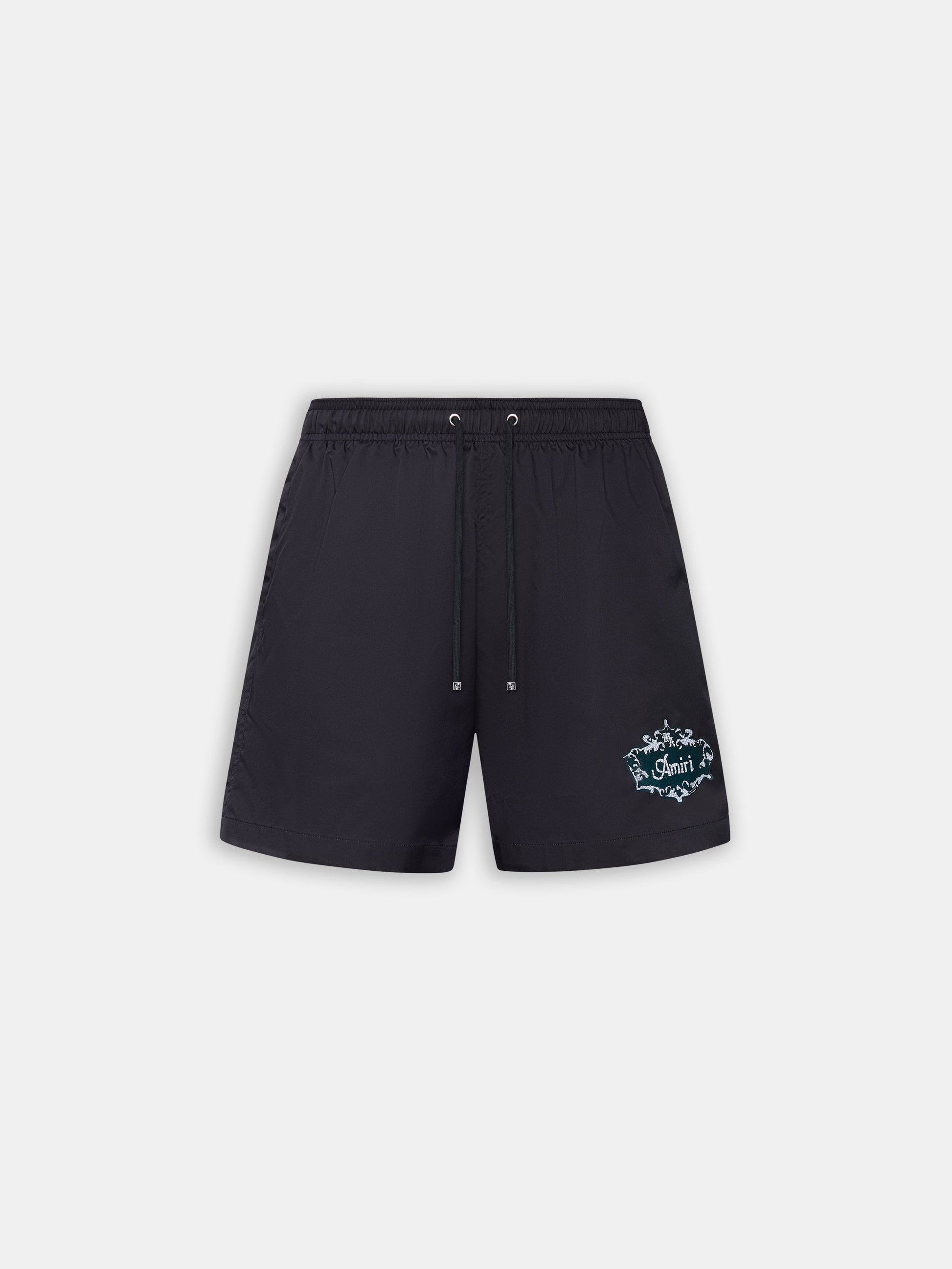 Chateau Crest Swim Trunk - Black | Amiri Value