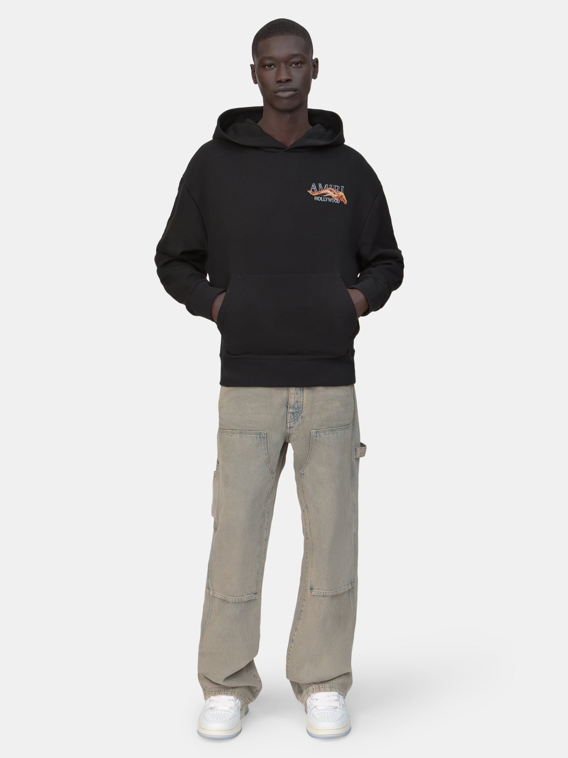 Amiri Hollywood Horse Hoodie - Black | Amiri Affordable